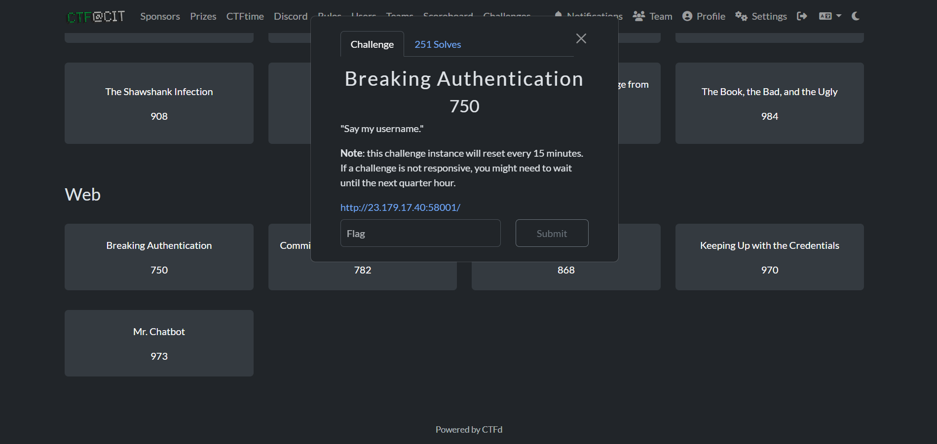 CTF@CIT 2025 Write-up: Breaking Authentication via SQL Injection